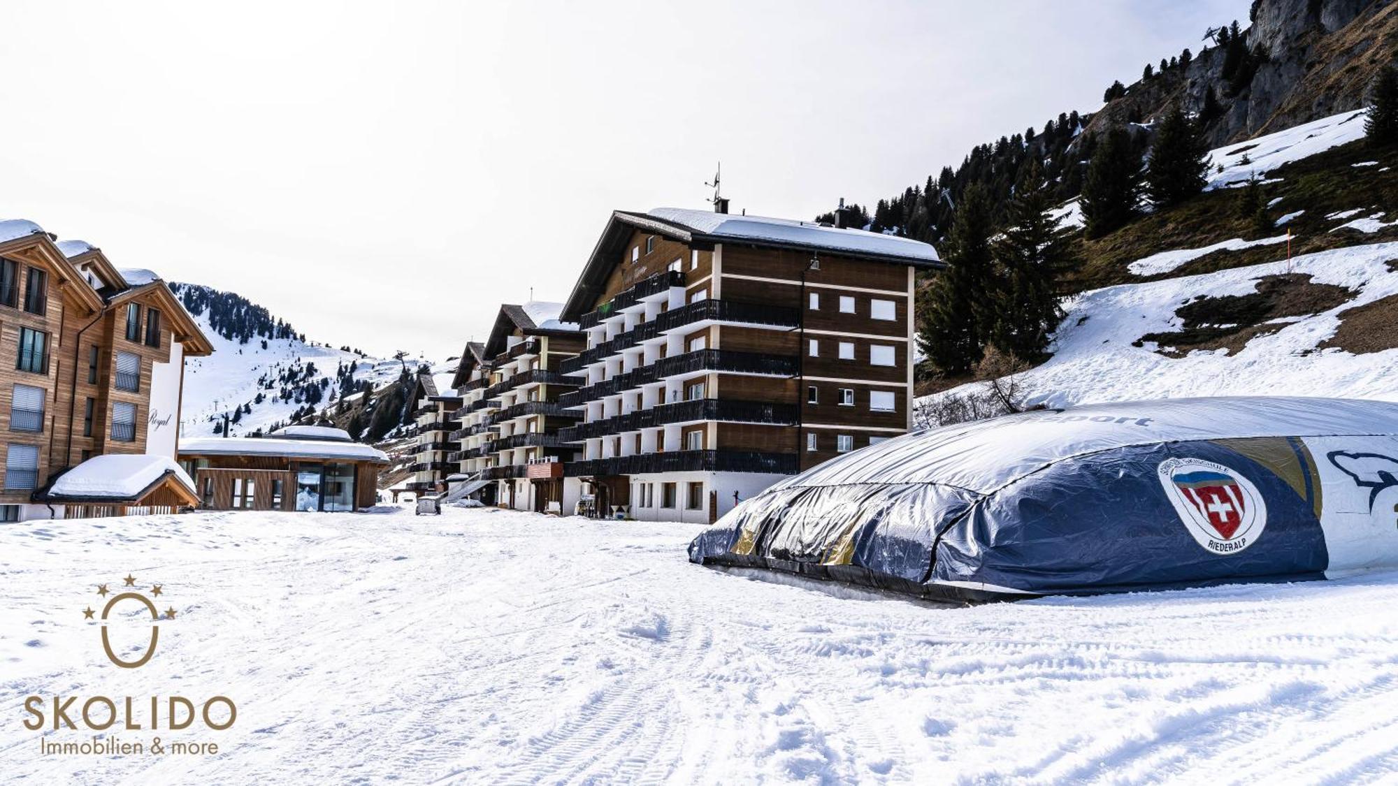 Haus Rhodania Mit Matterhornblick, Riederalp Mitte Eksteriør bilde